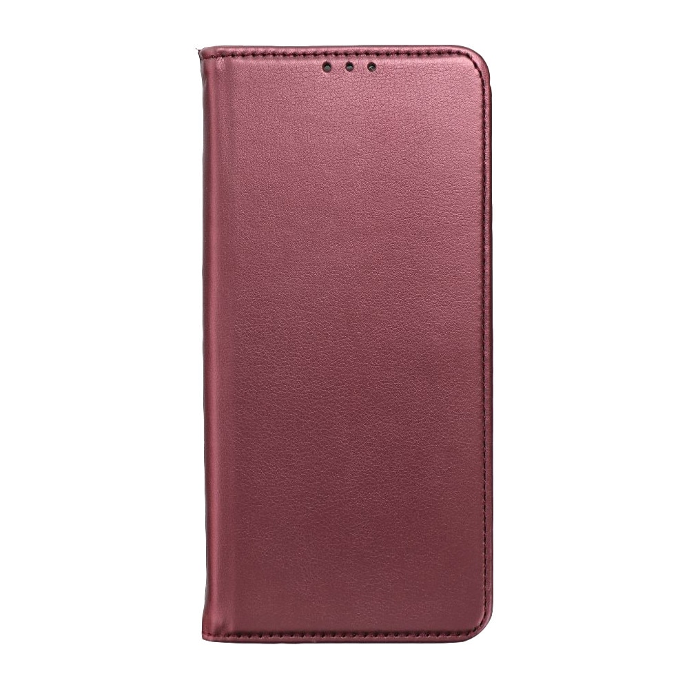 Husă de telefon compatibilă cu Xiaomi Redmi Note 14 5G, tip carte, cu închidere magnetică, cu suport pentru card bancar, bordo, Smart Magnetic