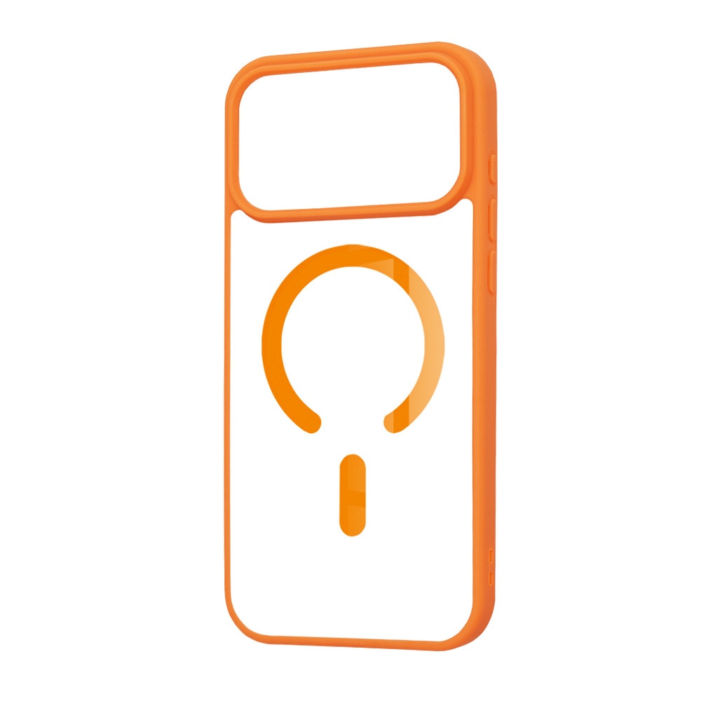Husa cu decupaj mare, pentru IPhone 17 Pro Max, protectie completa, contur Portocaliu
