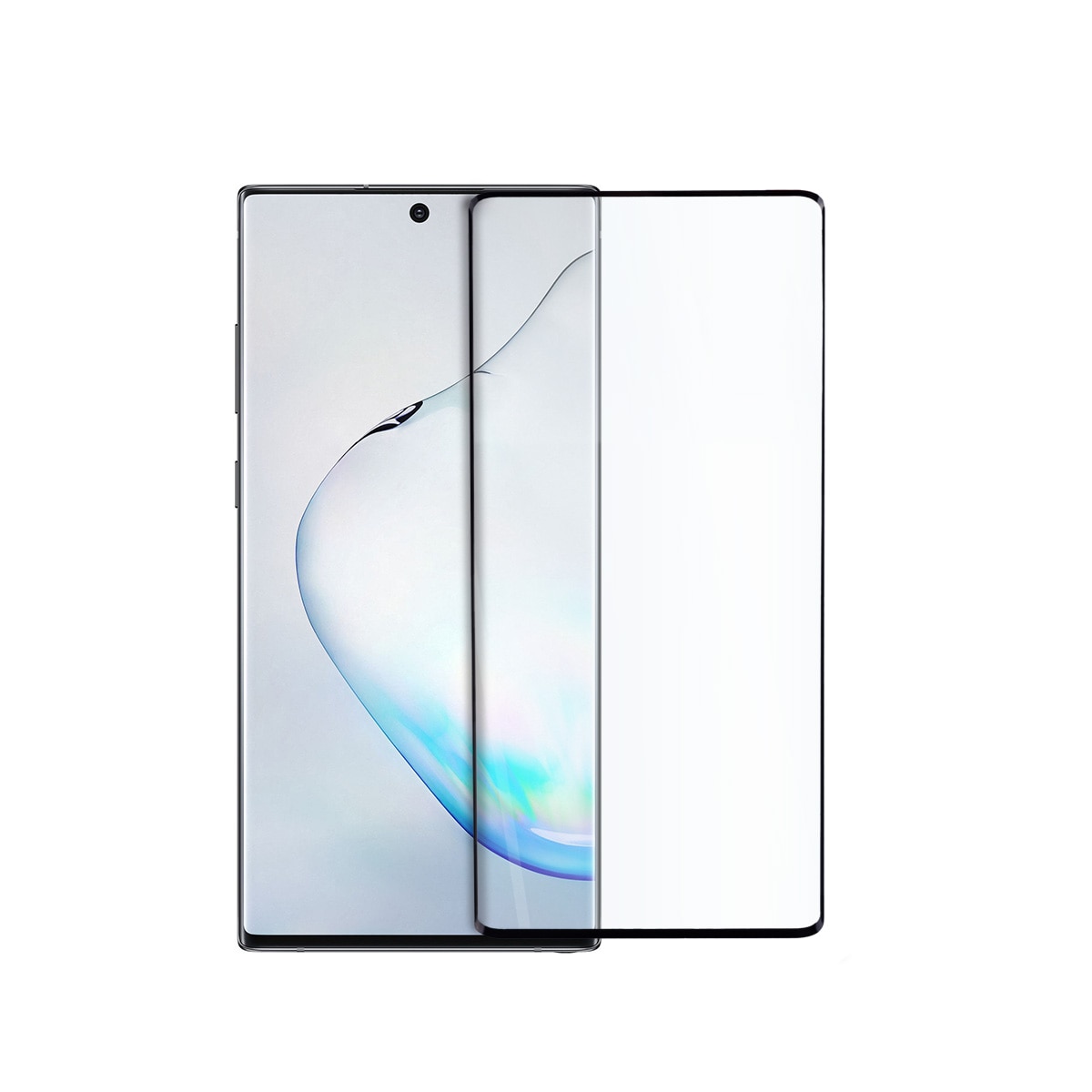 Folie de Sticla pentru Samsung Note 10 Plus, Full Glue, Full Cover, Negru