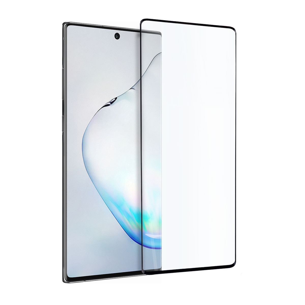 Folie de Sticla pentru Samsung Note 10 Plus, Full Glue, Full Cover, Negru