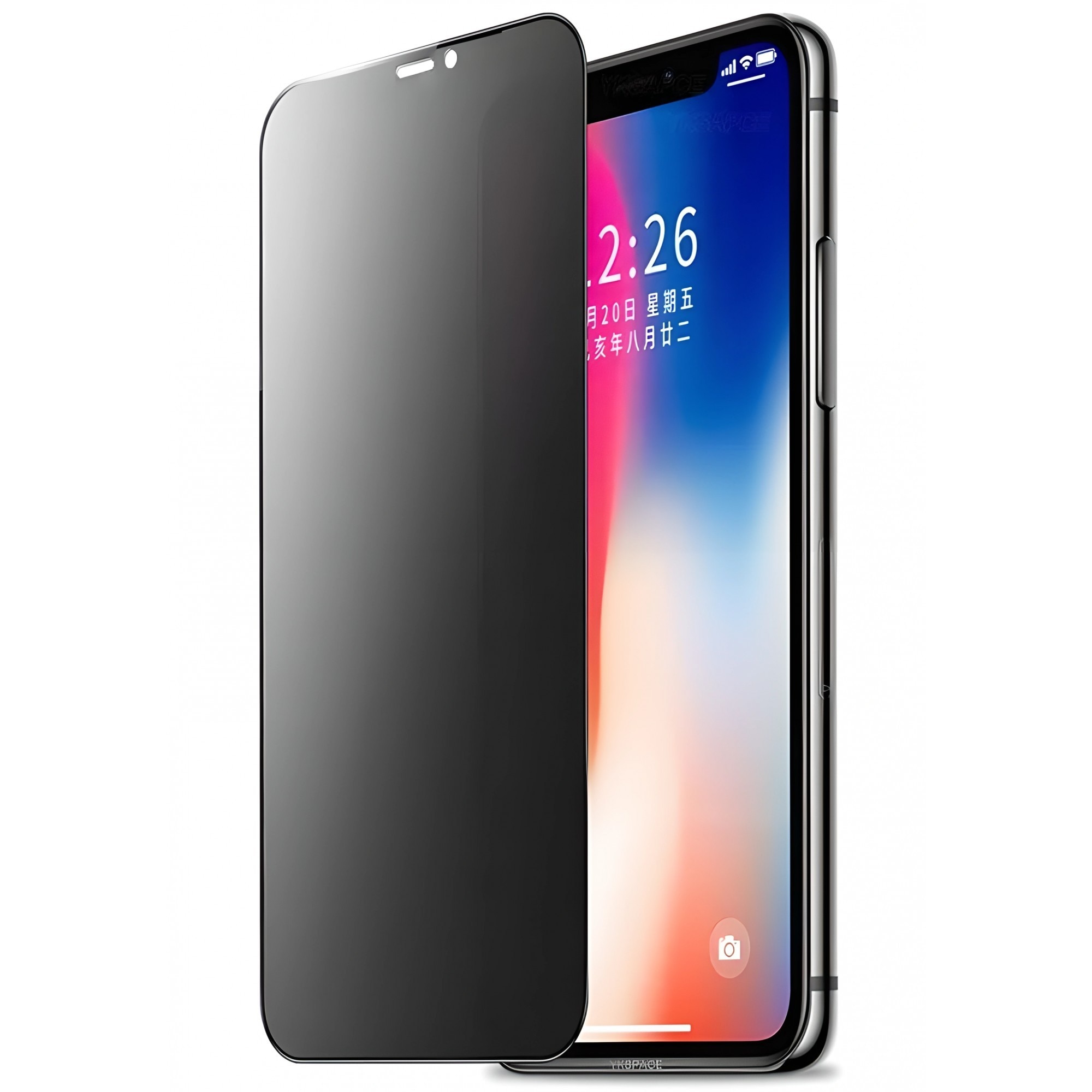 Folie Sticla Securizata 3D Privacy 28° Armor Panda pentru Apple 6/6s