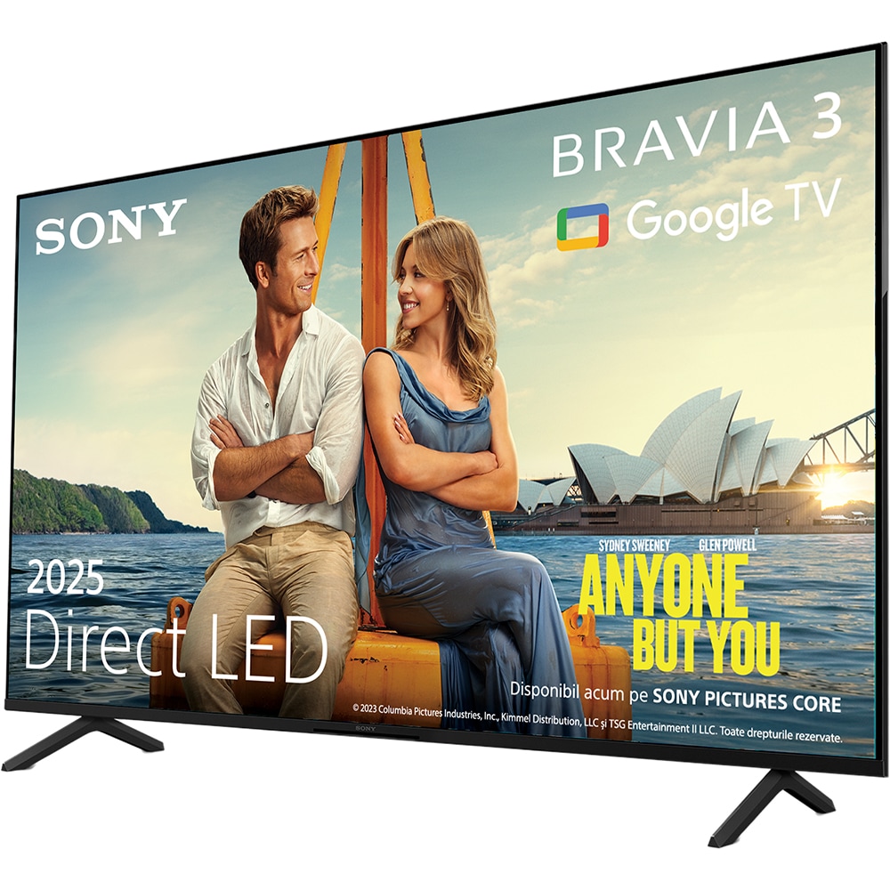 Televizor LED Smart SONY BRAVIA 3 K43S35, Ultra HD 4K, HDR, 108cm