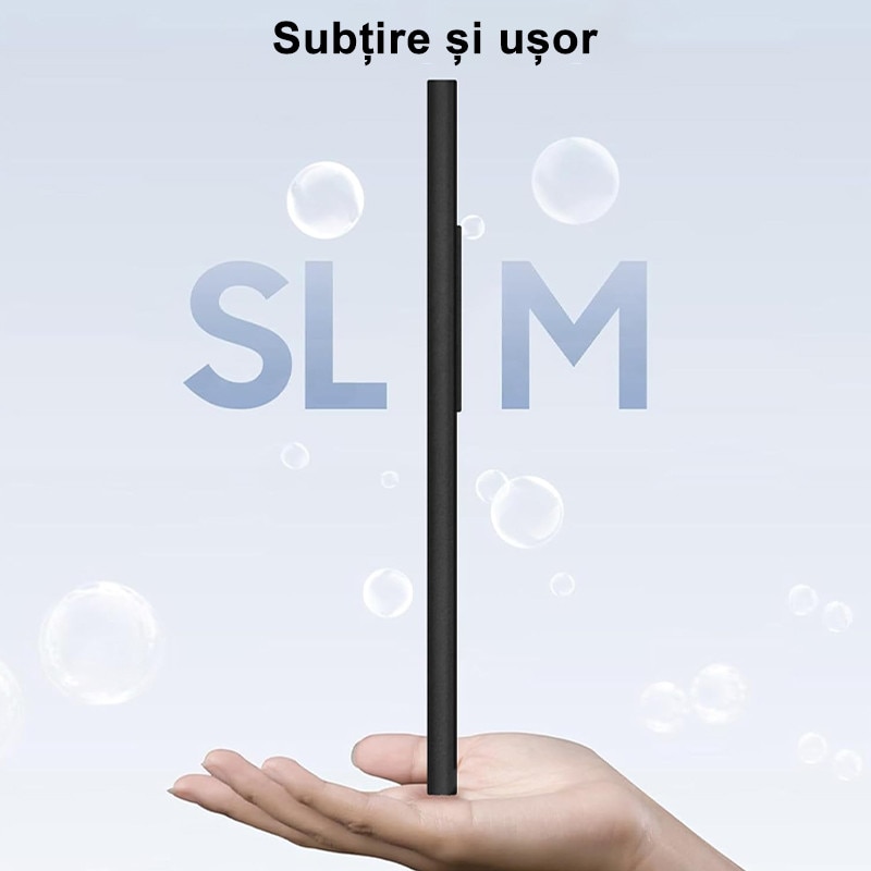 Husa tableta Rqiurpn pentru Remarkable Paper Pro 11.8", Design magnetic, Slim, Usor, Auto sleep/wake, Negru
