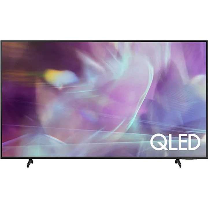 Televizor QLED Smart SAMSUNG 55Q67A, Ultra HD 4K, HDR, 138 cm, Clasa F, Negru