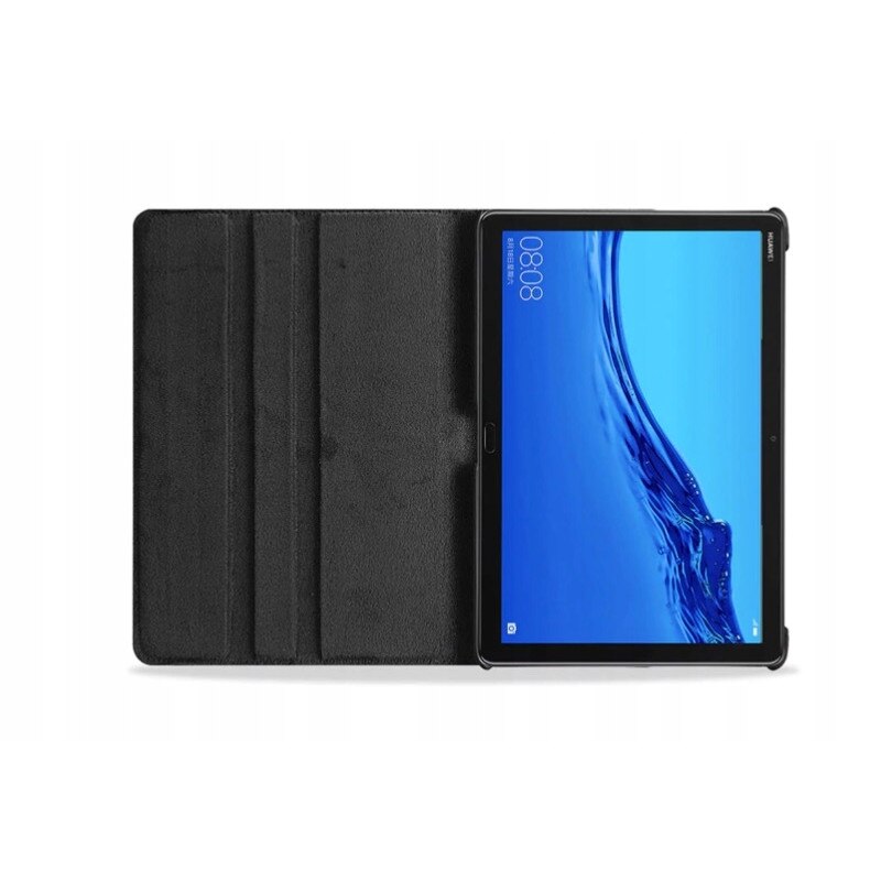 Husa Huawei MediaPad M5 Lite, Piele ecologica\Policarbonat, Negru
