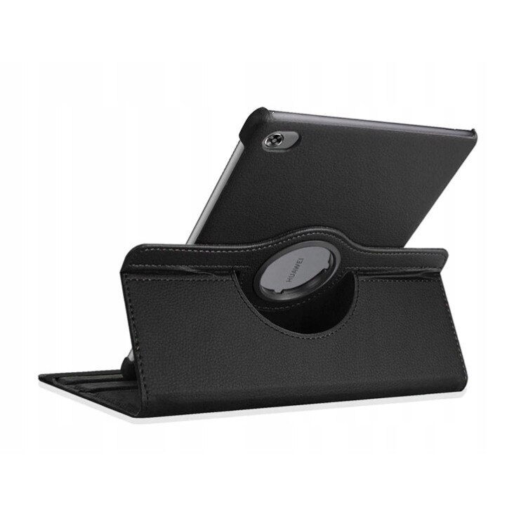 Husa Huawei MediaPad M5 Lite, Piele ecologica\Policarbonat, Negru