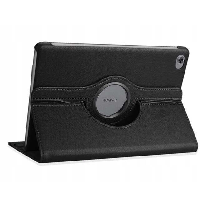 Husa Huawei MediaPad M5 Lite, Piele ecologica\Policarbonat, Negru