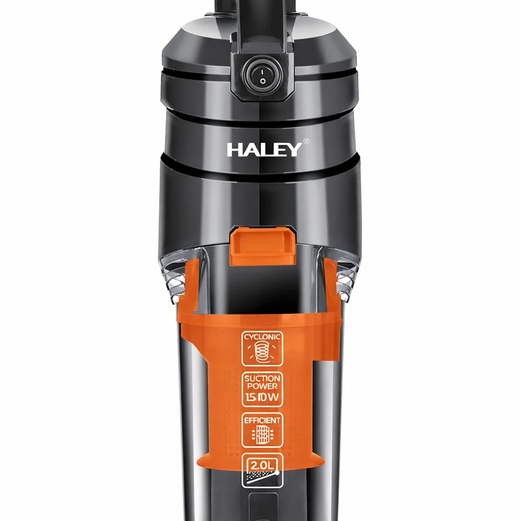 Aspirator Vertical HALEY HY-1928, 1500W, Tehnologie Ciclonica, Filtru HEPA, Recipient 2L