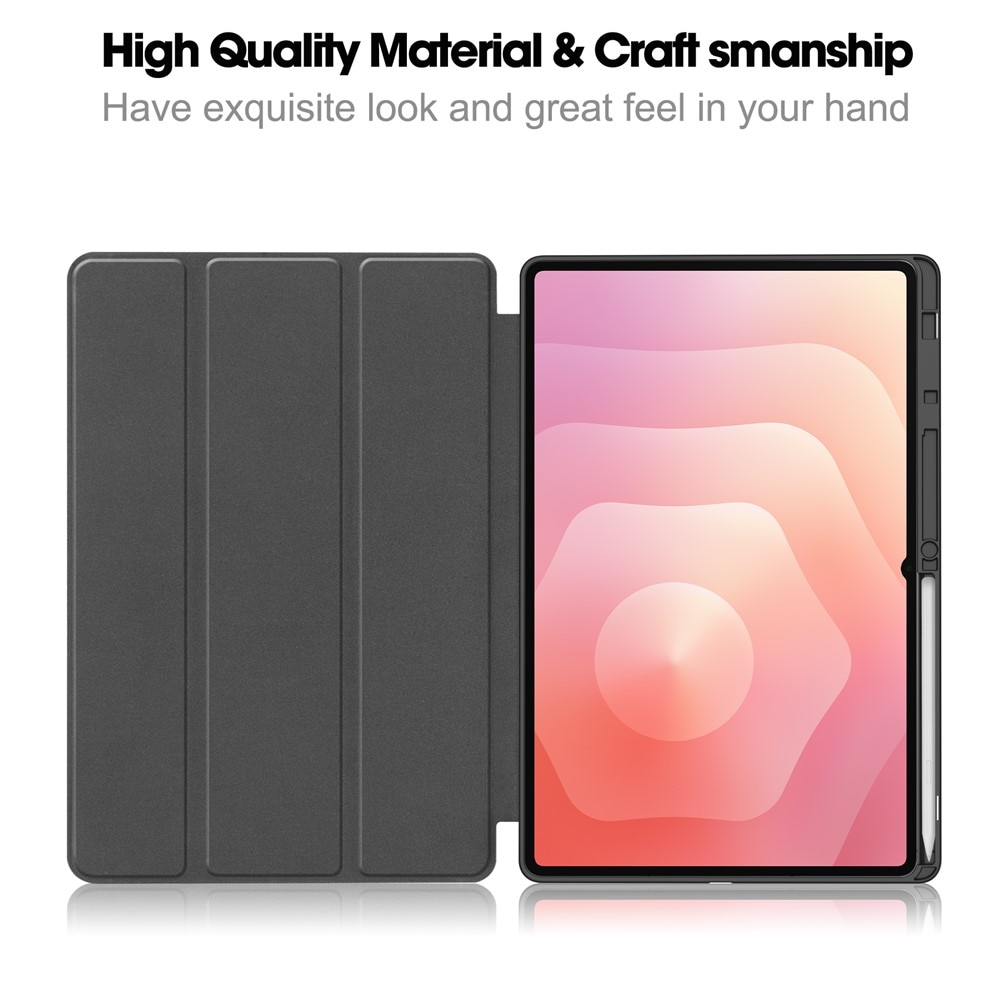 Husa tableta Flex Trifold, Dark Blue, protectie completa, compatibila Galaxy Tab S11 Ultra
