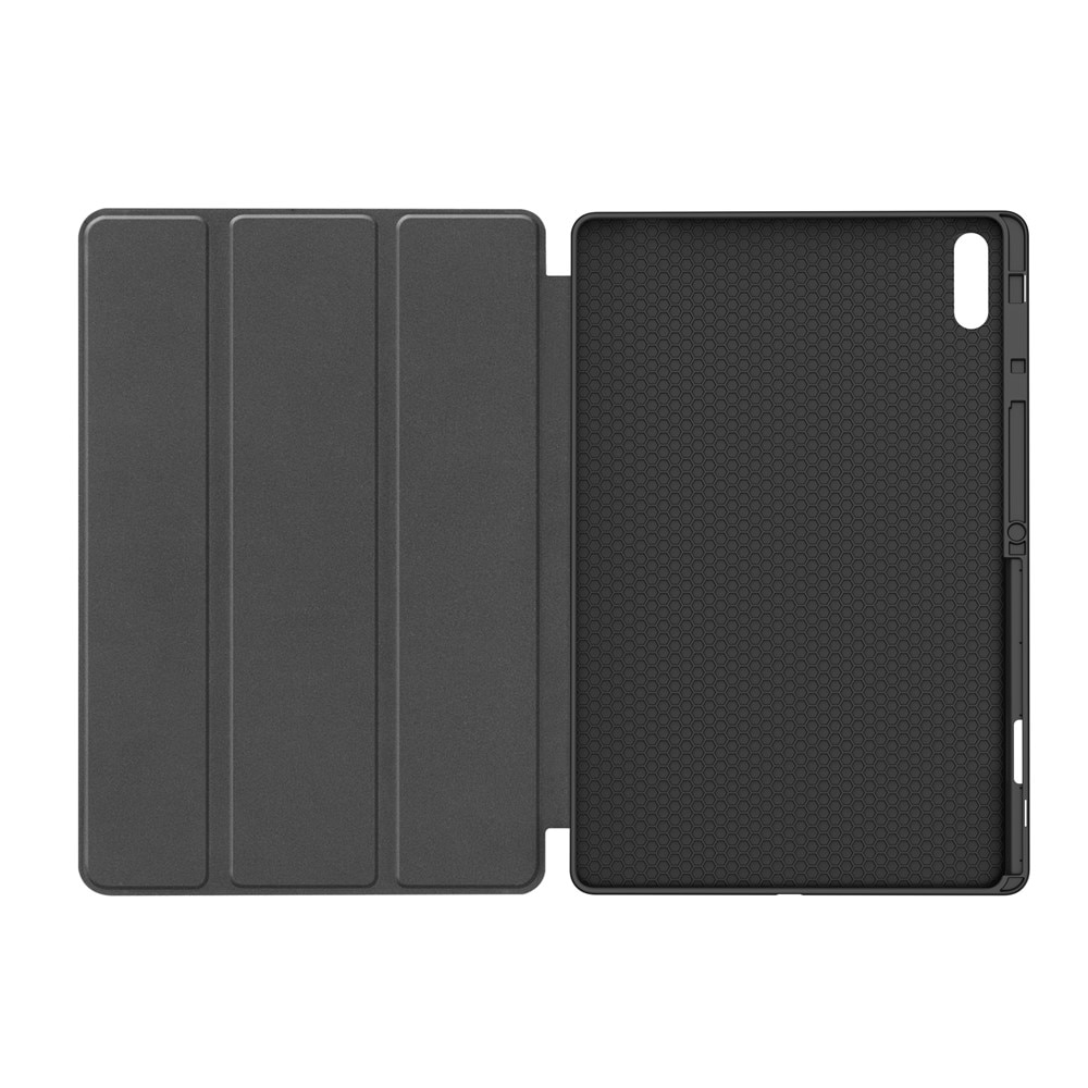 Husa tableta Flex Trifold, Dark Blue, protectie completa, compatibila Galaxy Tab S11 Ultra