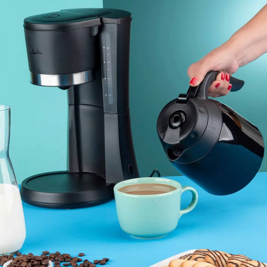 Cafetieră Jata JECA1800, 800 W, 1 l, Negru