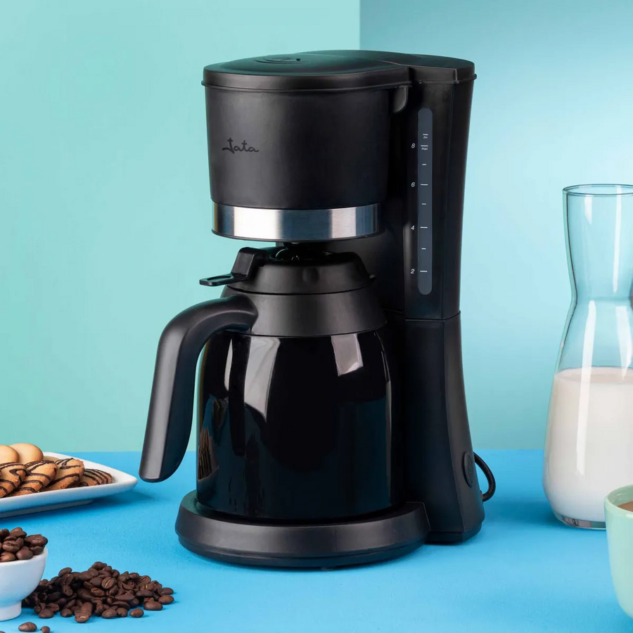 Cafetieră Jata JECA1800, 800 W, 1 l, Negru