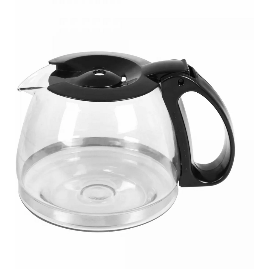 Cafetieră Jata, 600 W, recipient sticlă, 1.25 l, negru