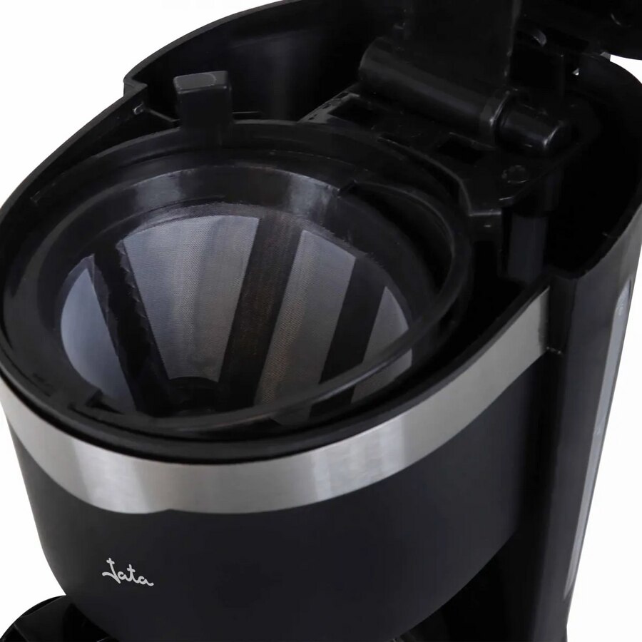Cafetieră Jata, 600 W, recipient sticlă, 1.25 l, negru