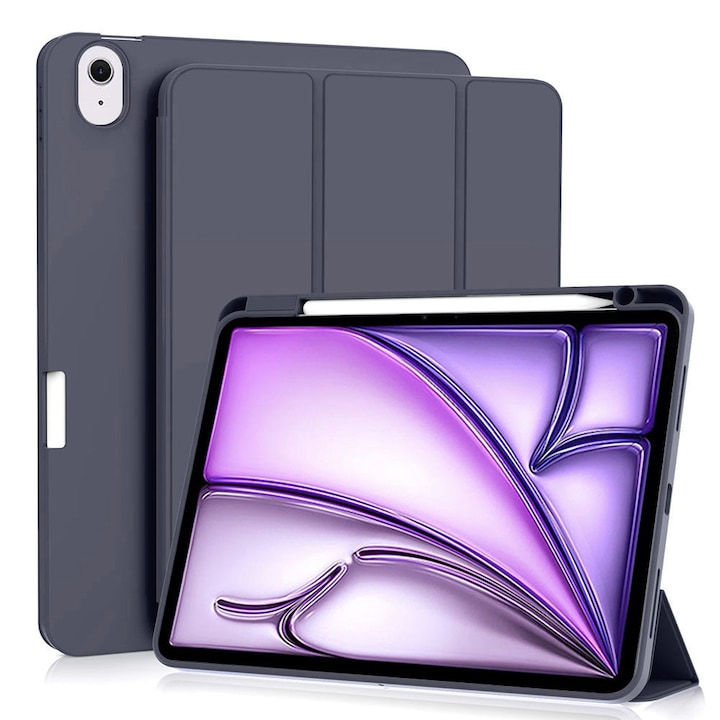 Husa compatibila cu iPad Air 11 2024/Air 11 2025, Cloud Safe, S71, TPU, Dark Blue