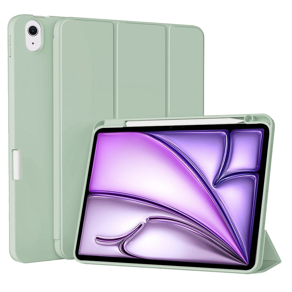 Husa compatibila cu iPad Air 11 2024/Air 11 2025, Cloud Protect, S74, TPU, Matcha Intense Green
