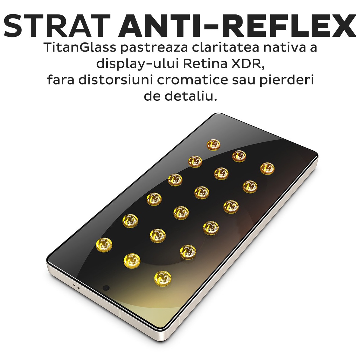 Folie Sticla Privacy pentru Samsung Galaxy S26 Ultra Daden TitanGlass, Kit de instalare usoara si rapida cu dispozitiv de potrivire automata, Protectie Profesionala, Ultra Rezistenta