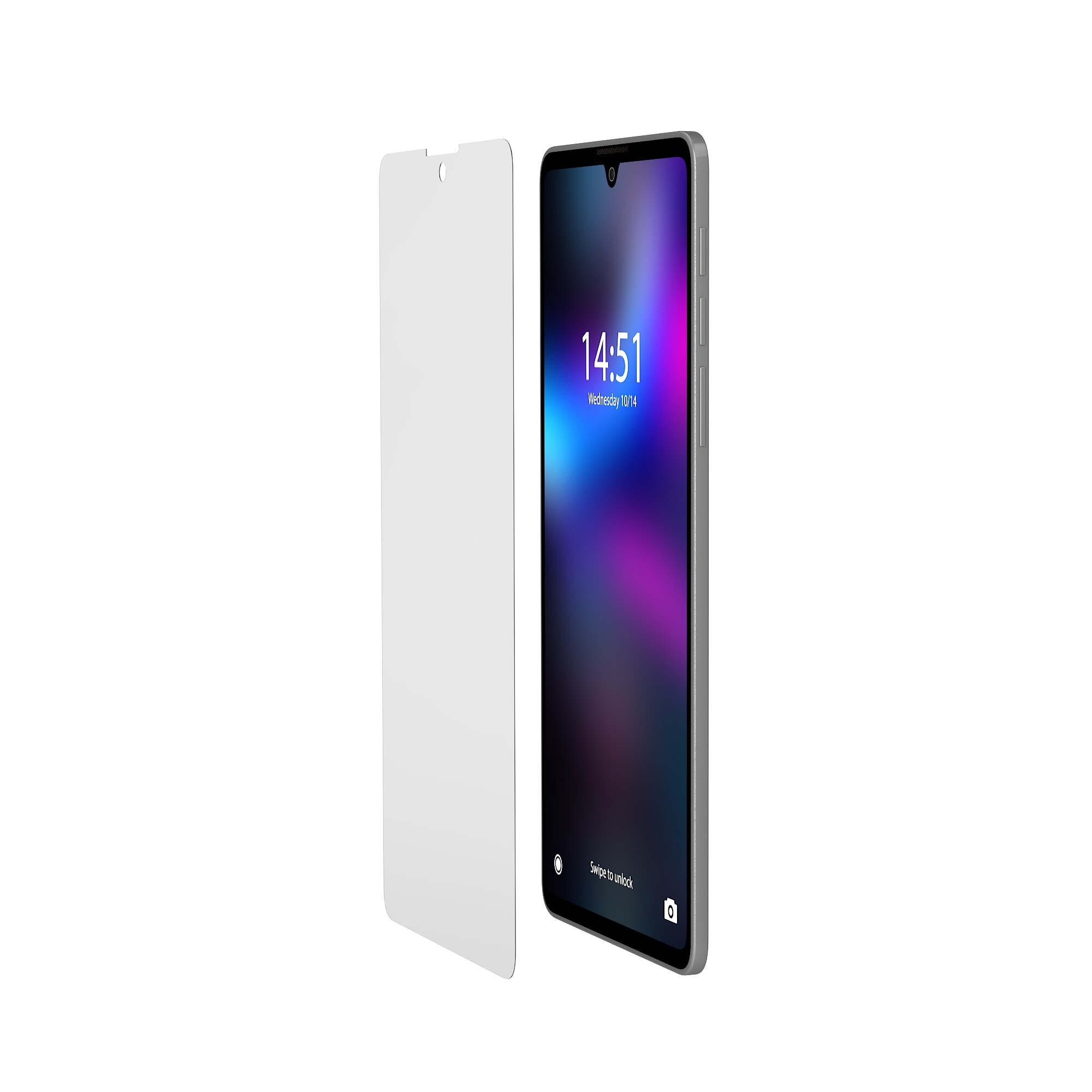 Folie de protectie, pentru Xiaomi Redmi Note 13 Pro Plus, ecran cover, transparenta, din silicon