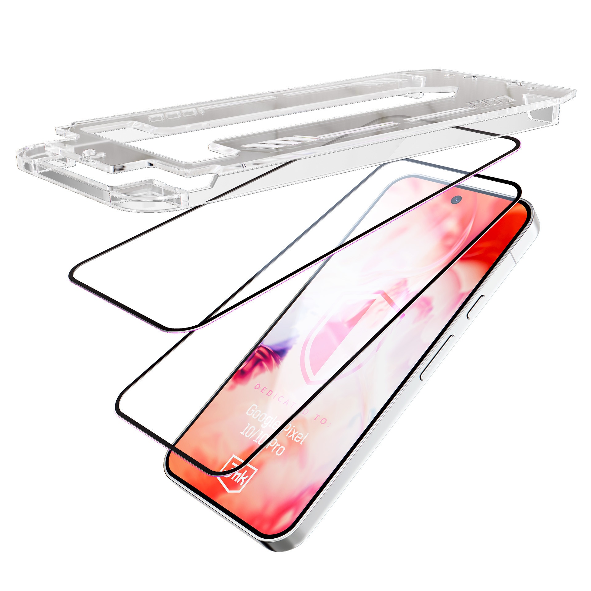 2x Sticla securizata cu aplicator pentru Google Pixel 10 si Pixel 10 Pro - 3mk HARDY® Hardura 9H™