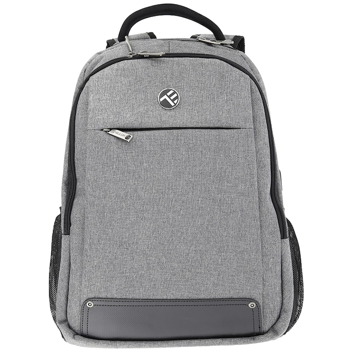 Rucsac laptop Tellur Companion, cu port USB, 15.6", Gri