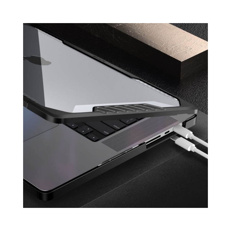 Carcasa Supcase Unicorn Beetle compatibila cu Apple Macbook Pro 16 inch 2021/2022/2023 Black