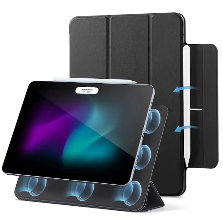 Husa pentru iPad Pro 13 (2024) - ESR Rebound Magnetic - Black