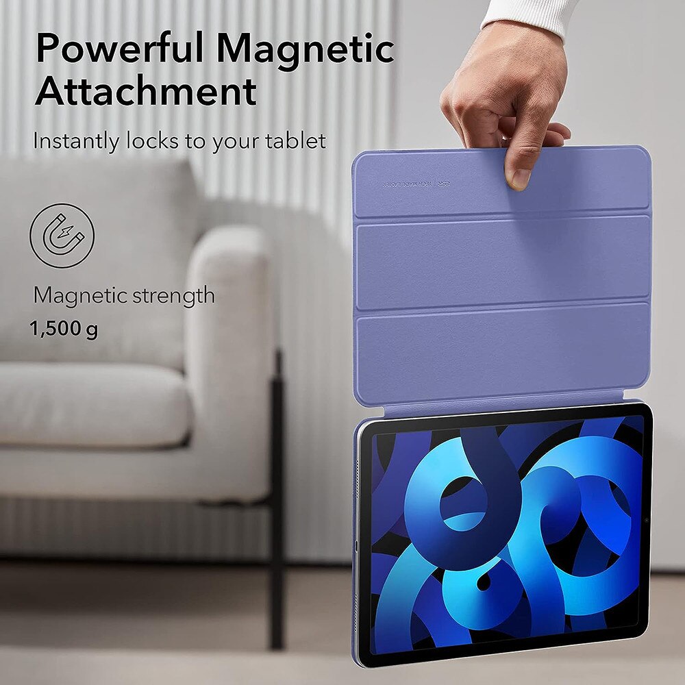 Husa pentru iPad Pro 11 2018 / iPad Air 4 / 5 / 11 (2020/2022/2024), ESR Rebound Magnetic, Lavender