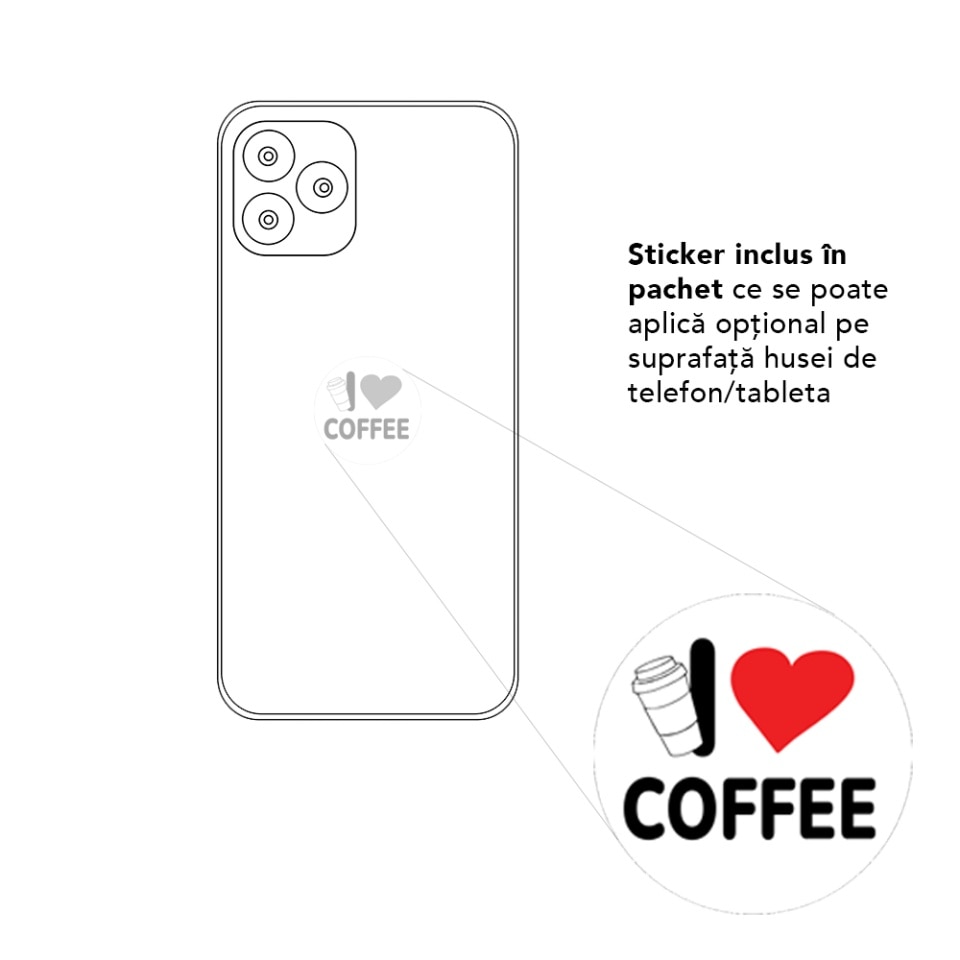 Husa pentru Samsung Galaxy A36 5G / Galaxy A56 5G, SKYDDAR INNOVATION, Luxury Shield Magsafe, Protectie Antisoc, Albastru, set cu sticker