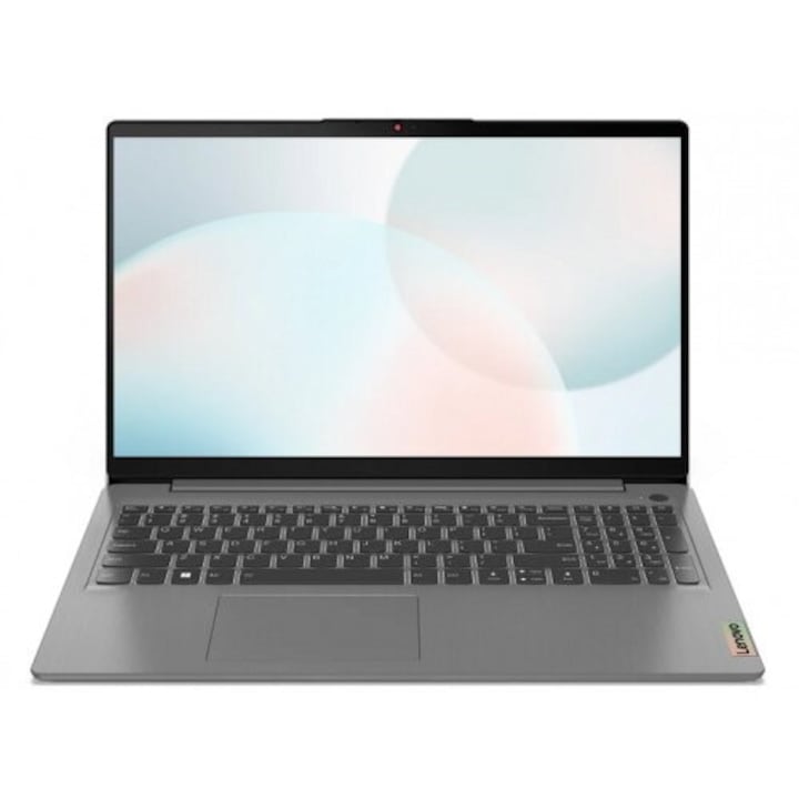 Laptop Lenovo IdeaPad 3, 15.6" Full HD, AMD Ryzen™ 5 5625U pana la 4.3 GHz, 8 GB DDR4 3200, 512 GB SSD, AMD Radeon Graphics, Free Dos, Arctic Grey 512 GB