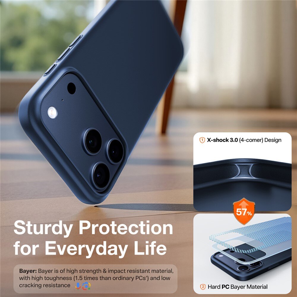 Husa pentru iPhone 17 Pro - Torras SlimFit MagSafe Series - Clear