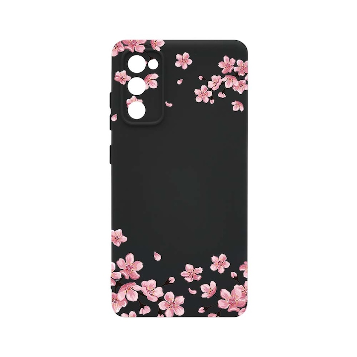 Husa BestCase® Premium Liquid Silicon, Compatibila Cu Samsung Galaxy S20 FE, Pastel colors - flowers, SLIM 1.2MM, Microfibra in interior, Antisoc, Rezistent la socuri, Protectie Camera, PB 694