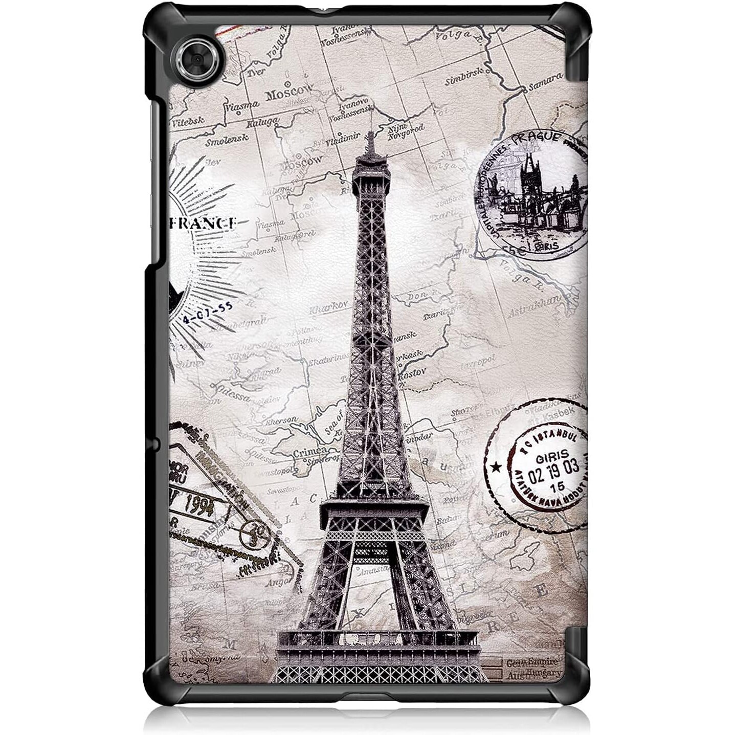 Husa Slim Sigloo, Smart Cover, Trifold, pentru tableta Samsung Galaxy Tab A8 10.5 inch (2022/2021) SM-X200 / X205 / X207, model Paris