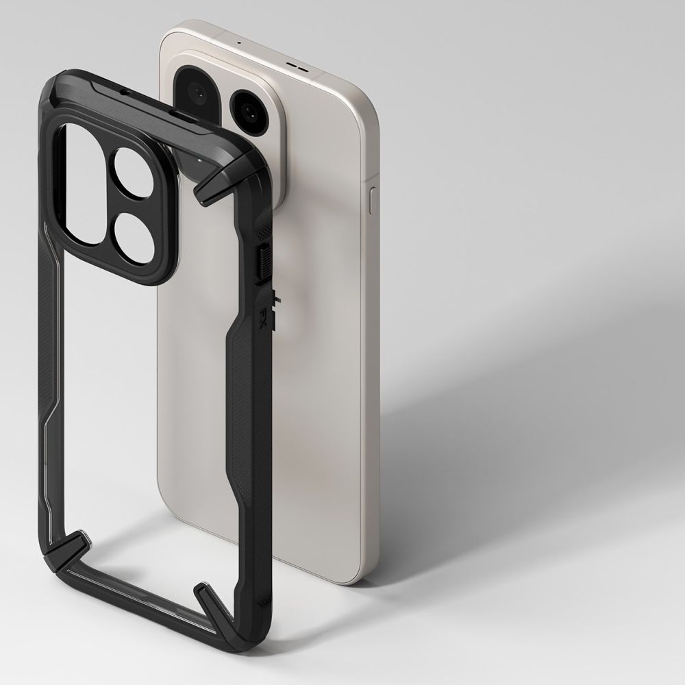Carcasa Ringke Fusion X compatibila cu OnePlus 15, Negru