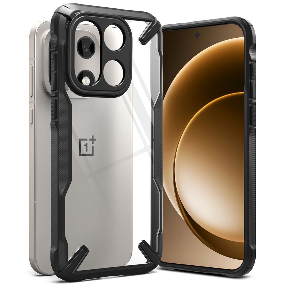 Carcasa Ringke Fusion X compatibila cu OnePlus 15, Negru
