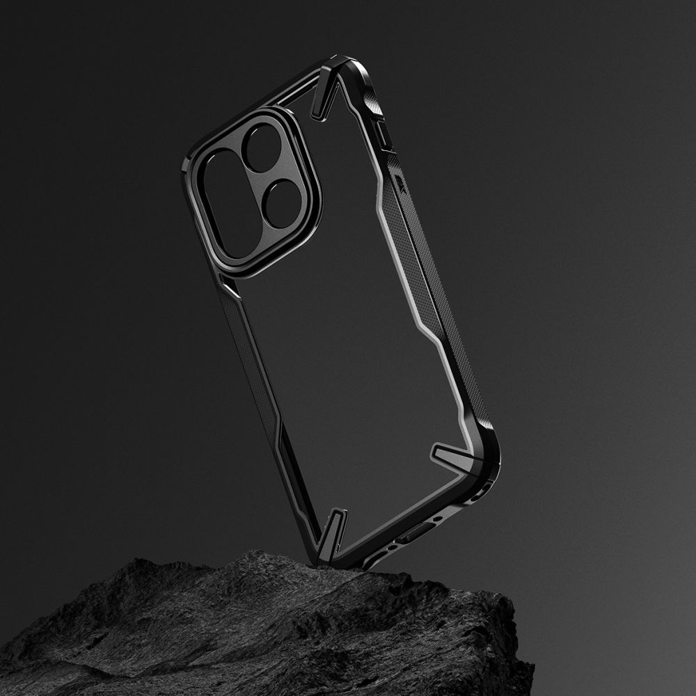 Carcasa Ringke Fusion X compatibila cu OnePlus 15, Negru
