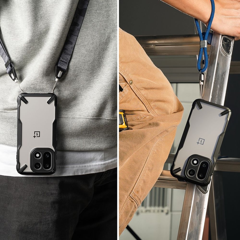 Carcasa Ringke Fusion X compatibila cu OnePlus 15, Negru