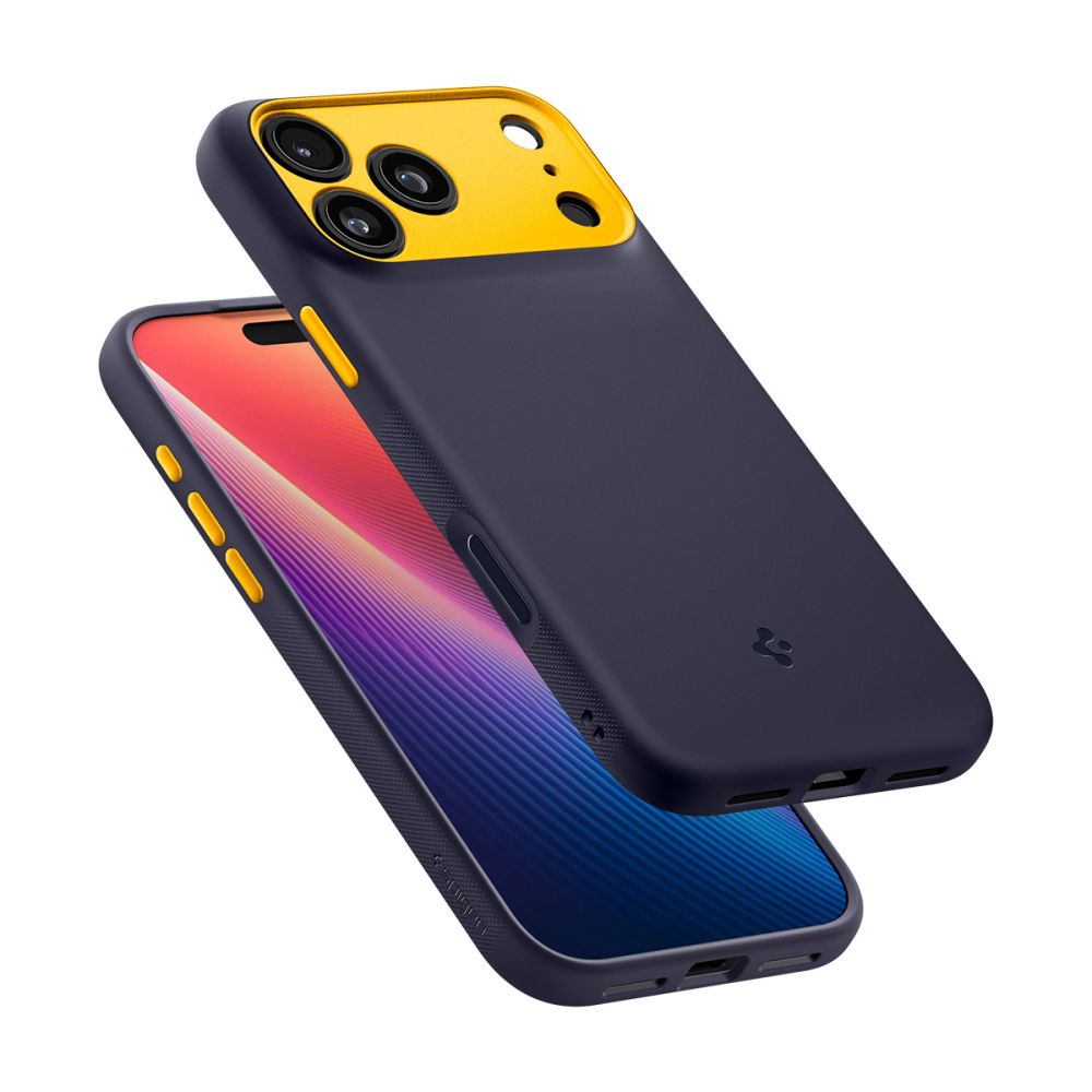 Carcasa Spigen Nano Pop cu MagSafe compatibila cu iPhone 17 Pro Max, Blueberry Navy