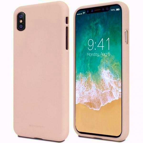 Husa Mercury Soft compatibila cu Google Pixel 8, roz nisipiu, TPU, design modern