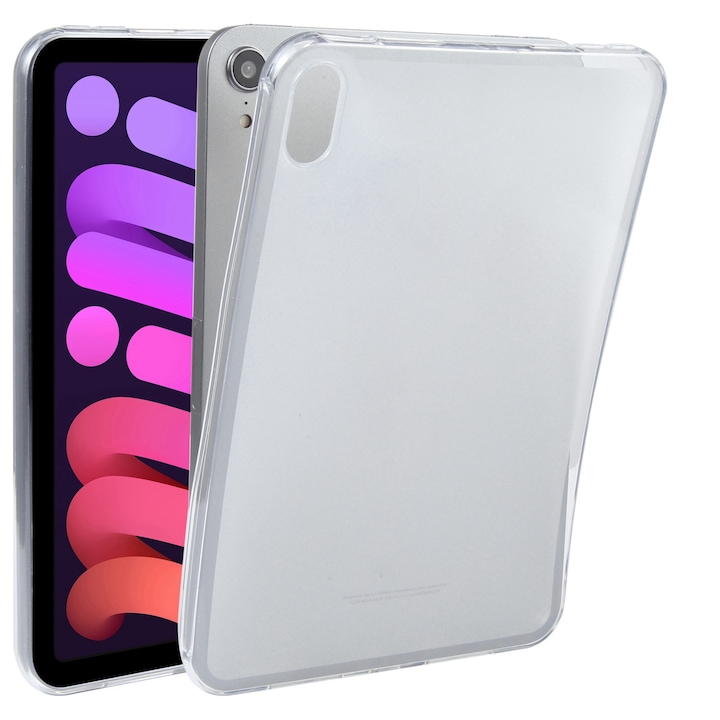 Husa tableta compatibila cu iPad Mini 6, Transparenta, Material TPU