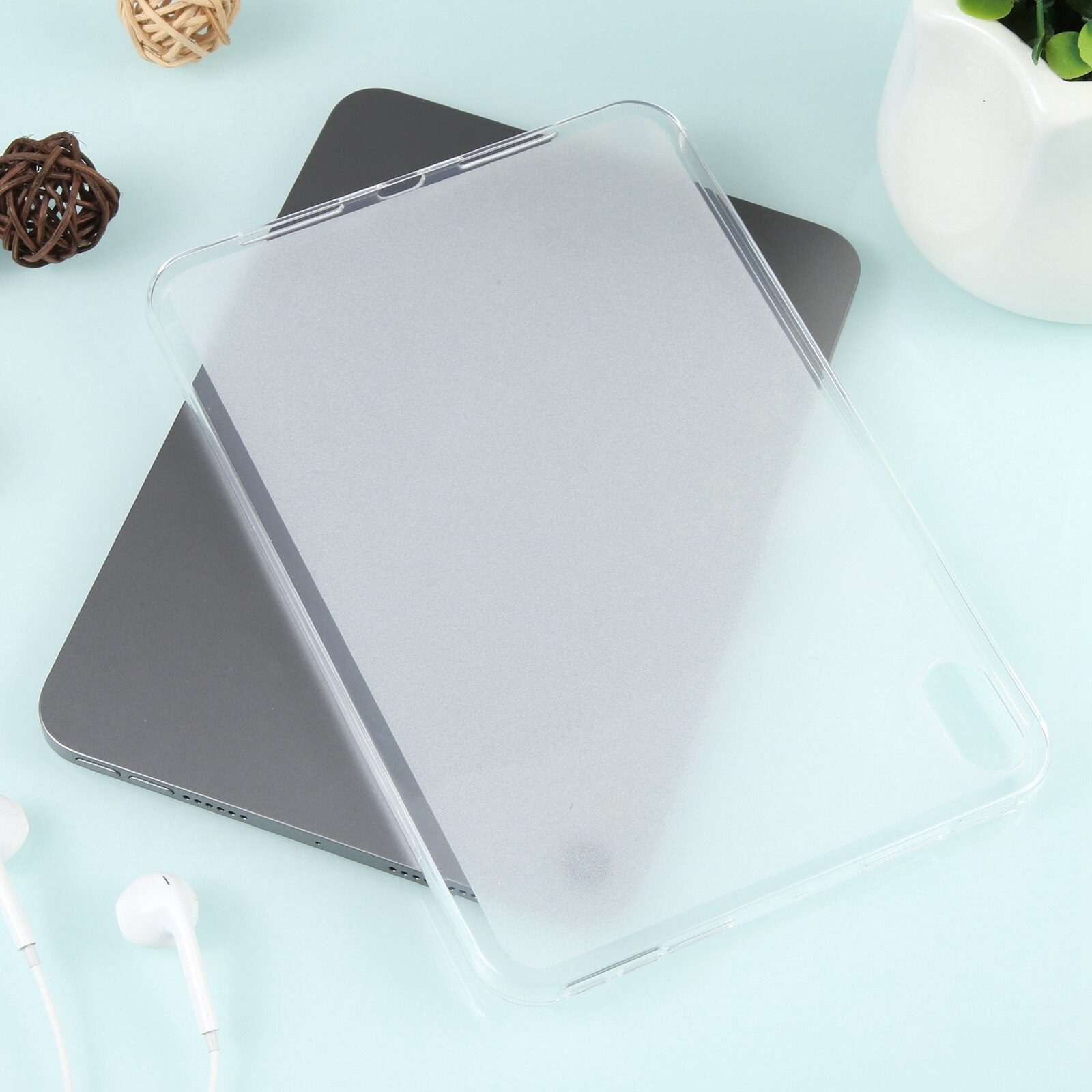 Husa tableta compatibila cu iPad Mini 6, Transparenta, Material TPU