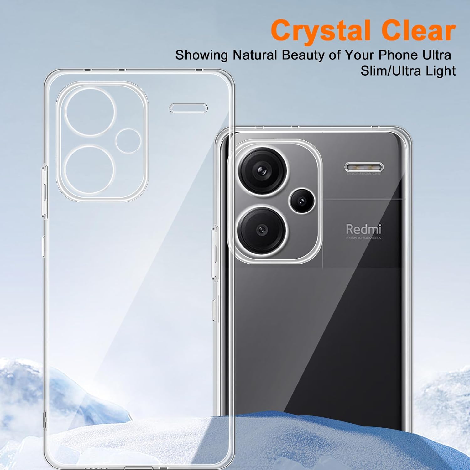 Husa pentru Xiaomi Redmi Note 13 Pro+ Plus 5G Anti-Shock 1.5mm, cu protectie pentru lentile, Aiyando, transparenta