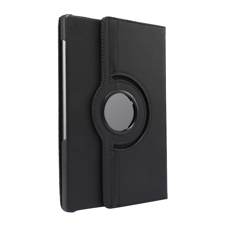 Husa universala pentru tableta de 11 inch, SafeCover EcoShield, Piele ecologica, Protectie completa, Design elegant, Functie de stand ajustabila, Interior de microfibra, Anti-zgarieturi, Decupaje precise, Culoare Negru