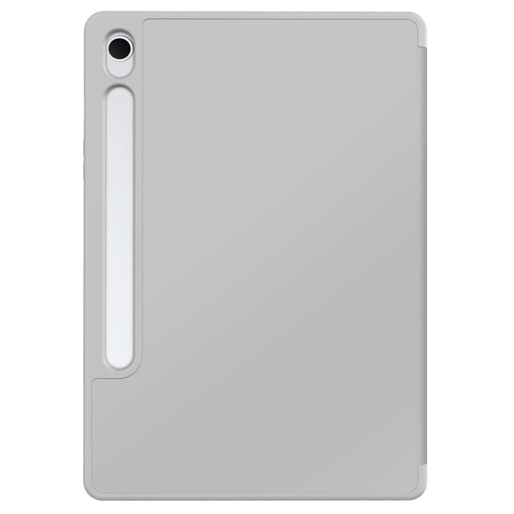 Husă de tabletă compatibilă cu Samsung Galaxy Tab S9 11" (SM-X710, SM-X716) - husă inteligentă gri, cu suport pentru creion