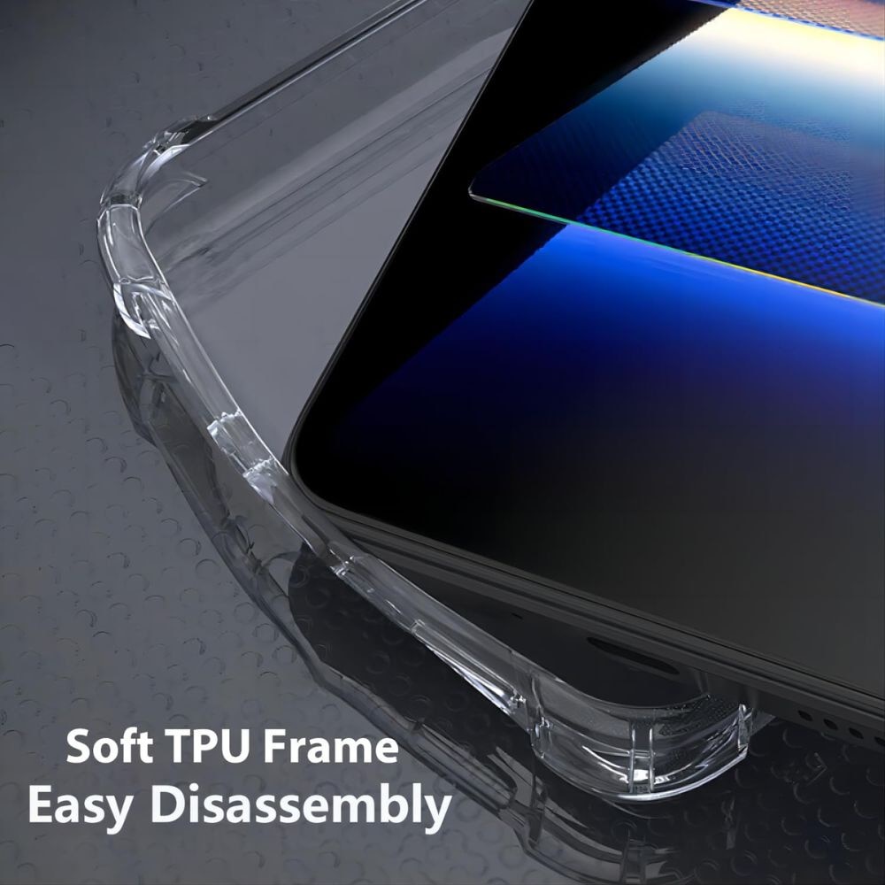Husa antisoc, compatibila cu Honor 400 Pro, 1.5 mm, rezistenta, colturi intarite, Transparent