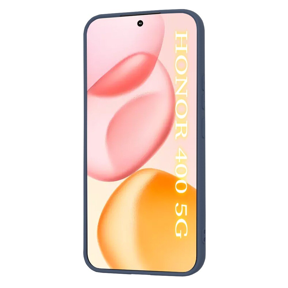 Husa pentru Honor 400 Daden® Silicon SoftFlex, Ultra Slim, Protectie sporita, Interior de microfibra, Albastru inchis