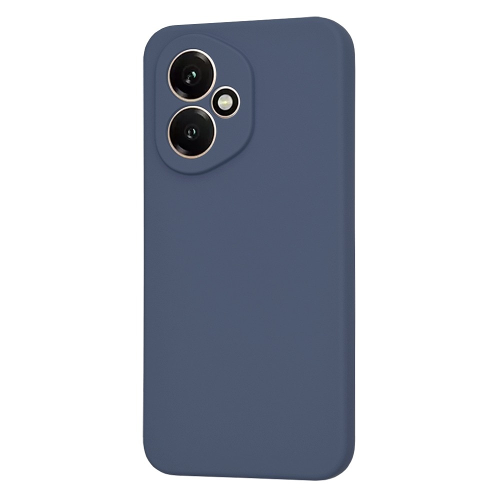 Husa pentru Honor 400 Daden® Silicon SoftFlex, Ultra Slim, Protectie sporita, Interior de microfibra, Albastru inchis