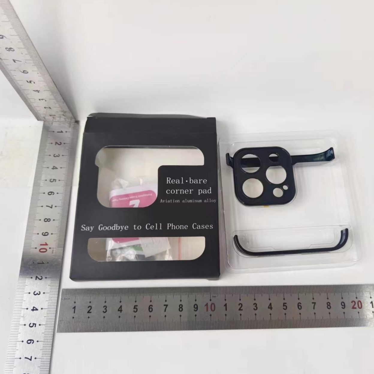 Husa Metalica Edgeless Compatibila cu iPhone 15 Pro, Flippy, Protectie pentru Colturi si Camera, Aliaj, Antisoc, Antizgariere, Negru