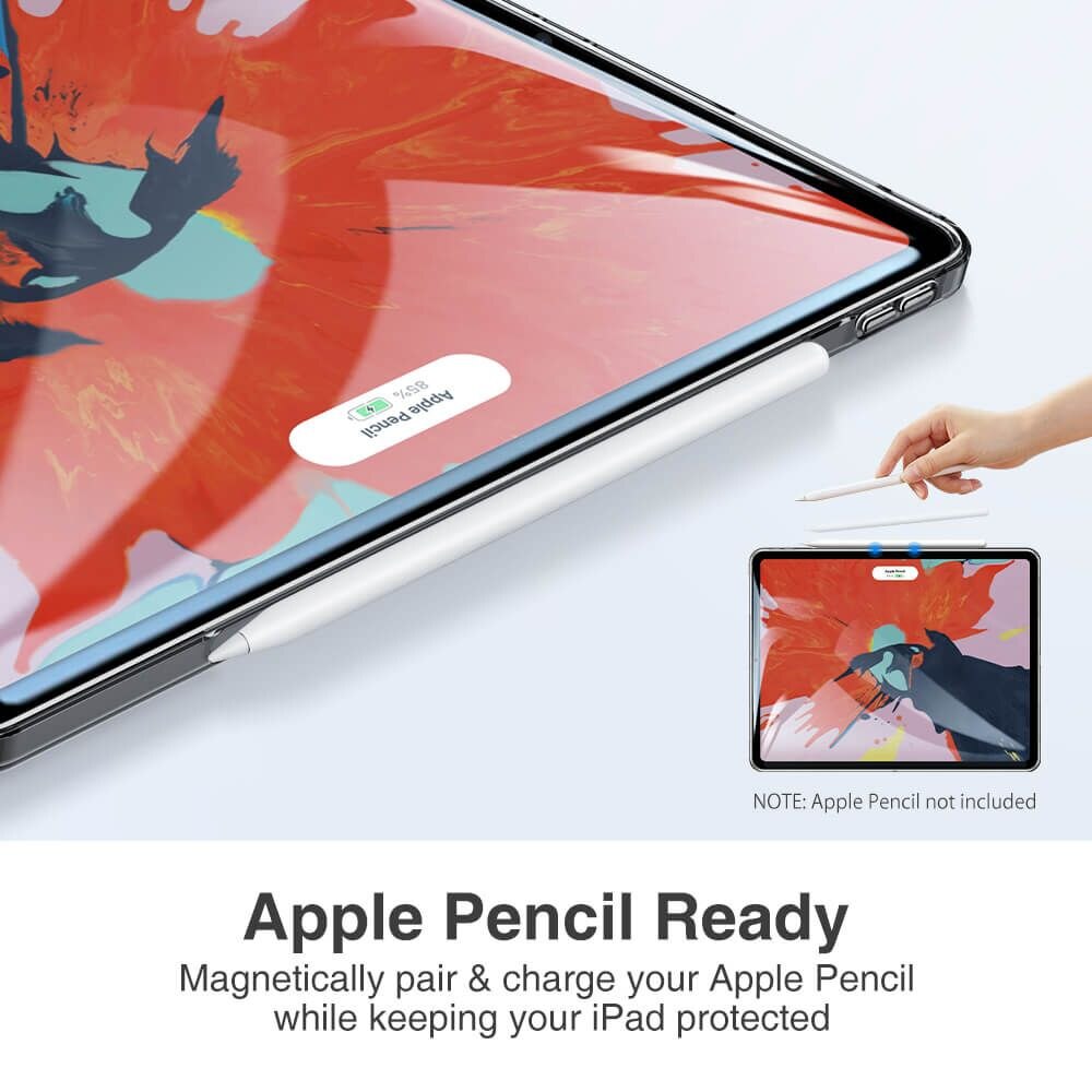Carcasa ESR Rebound Shell compatibila cu iPad Pro 12.9 inch (2018/2020) Clear