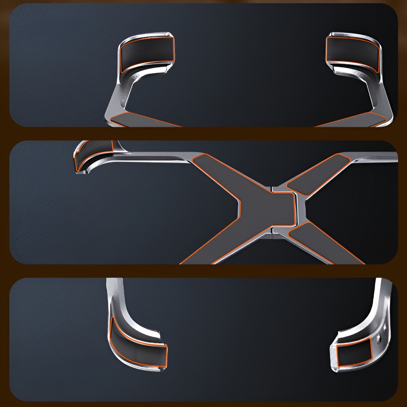 Husa Armor X Compatibila cu iPhone 15 Pro Max, Flippy, Aluminiu, Antisoc, Impermeabila, Margini cu 2 Straturi, Aderenta, Montare Usoara, Surubelnita Inclusa, Gri Metalizat