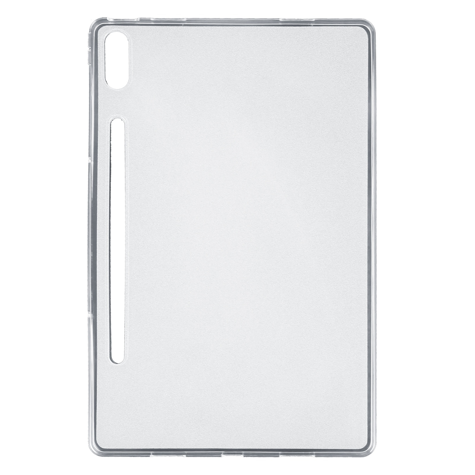Husa tableta pentru Lenovo Tab P12 Pro 12.6 / TB-Q706F, material TPU, design transparent mat, protectie anti-zgarieturi, acces complet la porturi, transparent mat